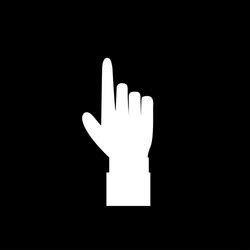 Pointing Finger Silhouette Vector Images (over 3,500)