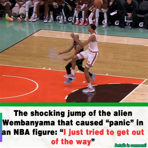 The Shocking Jump Of The Alien Wembanyama That Caused Panic In An NBA