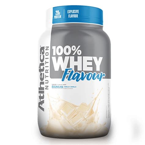 100 Whey Flavour Baunilha 900G Atlhetica Drogaria Net