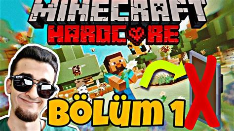 MİNECRAFT HARDCORE AMA KALKANSIZ Bölüm AT Adamla Tanıştım YouTube