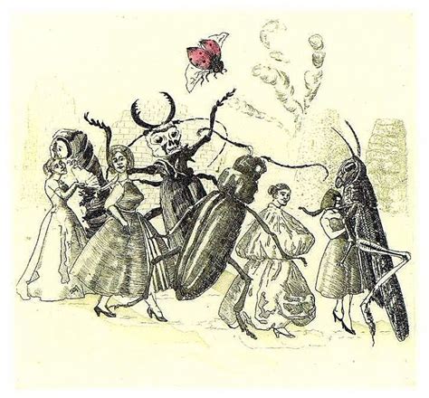 This Is An Old Drawing Of People Dancing