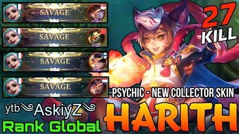 X Savage Psychic Harith New Collector Skin Top Global Harith By