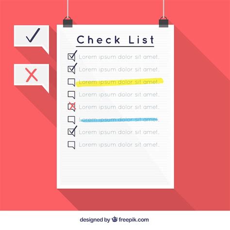 Checklist Design Template