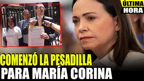 ATENTOS Todos Ya COMENZÓ La Pesadilla De María Corina ENTERATE