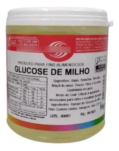 Glucose De Milho Arcolor 1kg MercadoLivre