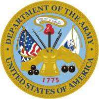 U S Department Of The Army Seal Vector Image