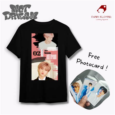 Baju Kaos KPOP Boyband Korea NCT Dream Premium FREE PHOTO CARD