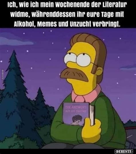 Ich wie ich mein Wochenende der Literatur widme währenddessen ihr