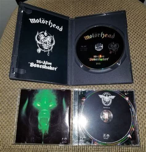 Motörhead Boneshaker 25 Alive Live In Brixton DVD gehämmerte CD