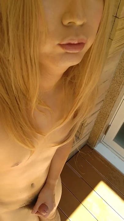 Thrilling Moment From A Cross Dressing Boy Felt Good With Open Air Bath Masturbation Gay Porn