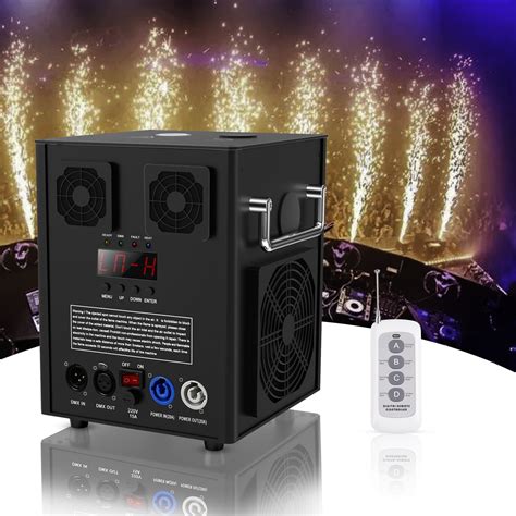 700W Cold Spark Firework Machine DMX Sparkler Fountain Stage Effect