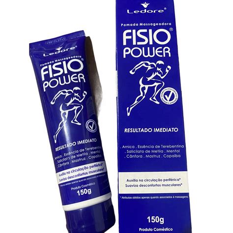 Kit Pomadas Massageadora Fisioforte Fisio Power G Bio Instinto