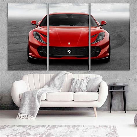 Ferrari canvas art Ferrari wall art Ferrari poster Ferrari | Etsy