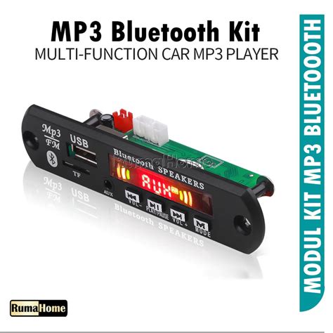 Jual MODUL MP3 BLUETOOTH PLUS FM RADIO KIT MODUL MP3 BT KIT MP3 KIT