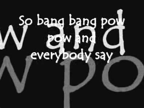 T Pain Feat Lil Wayne Bang Bang Pow Pow Lyrics Youtube