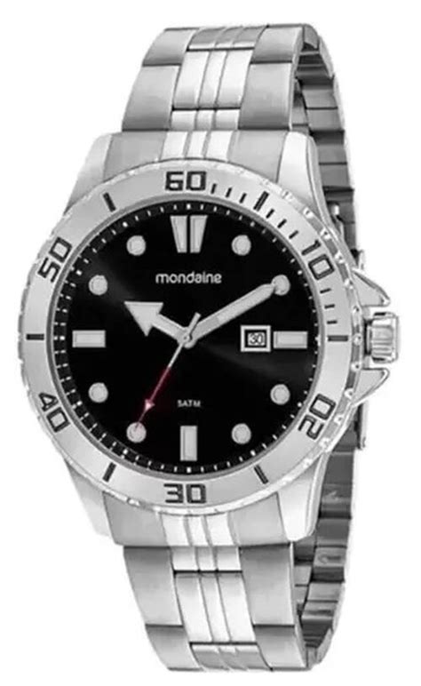 Relógio Mondaine Masculino Prata Ref 99630G0MVNE1