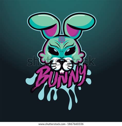 Bunny Rabbit Esport Mascot Logo Design Stock Vector Royalty Free