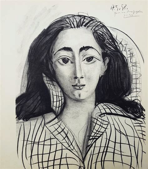 After Pablo Picasso Jacqueline At 1stdibs