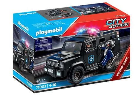 Fourgon De Police Des Forces Sp Ciales Playmobil Au Carrousel Dore