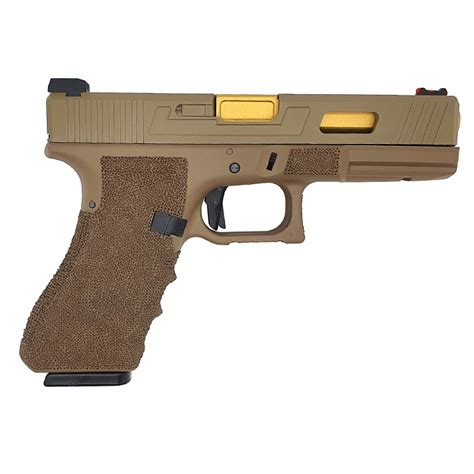 Army Armament Pistola A Gas Gbb Glock R Custom Tan Fde Armisoftair