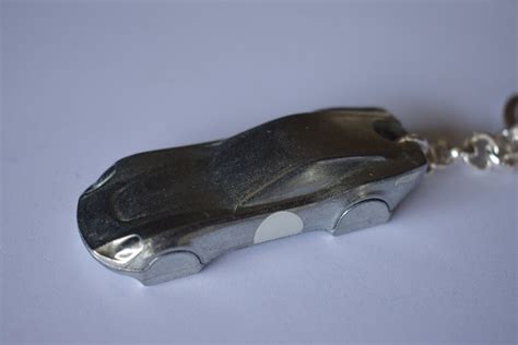 Custom Hot Wheels Coupe Clip Car With Sterling Silver Keychain Etsy