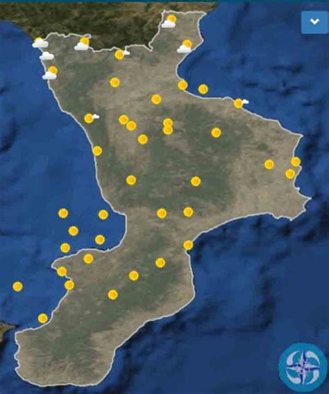 Meteo Reggio Calabria domani venerdì 8 novembre cieli in sereni