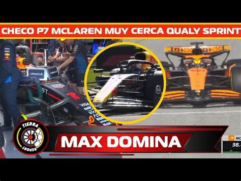 Verstappen Domina Mclaren Cerca De Redbull Sergio P Rez P En