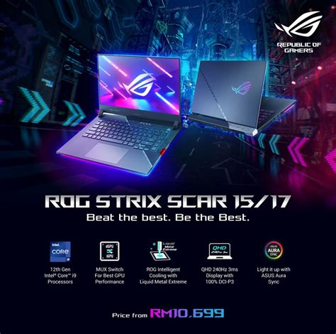 ROG Strix SCAR 17 Malaysia Price And Specifications Revealed Hitech