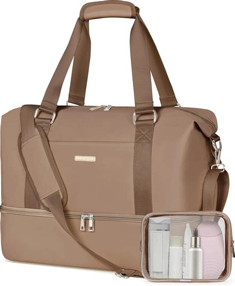 Amazon Soewten Weekender Bag For Women Travel Duffle Bag With