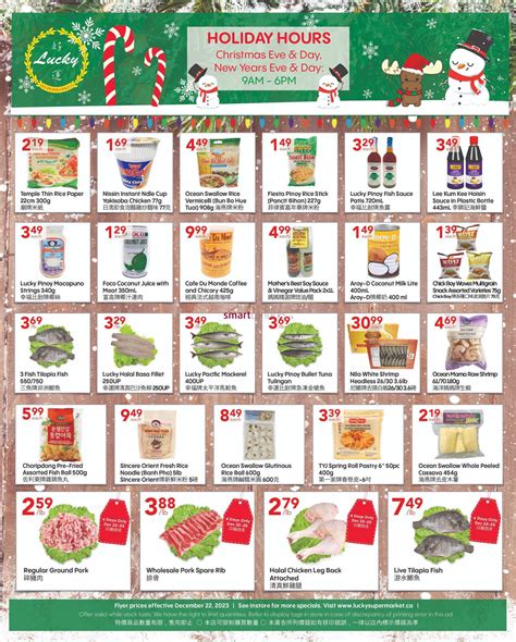 Lucky Supermarket Edmonton Flyer December To