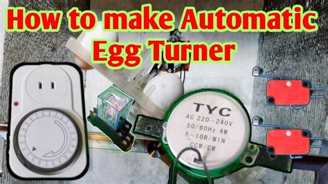 How To Wire Automatic Egg Turner For Incubator Using Analog Timer Relay