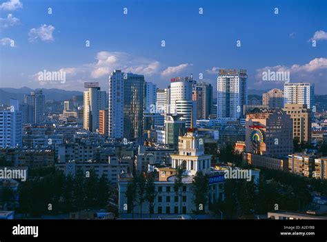 Skyline of central Kunming Yunnan Province China Stock Photo - Alamy