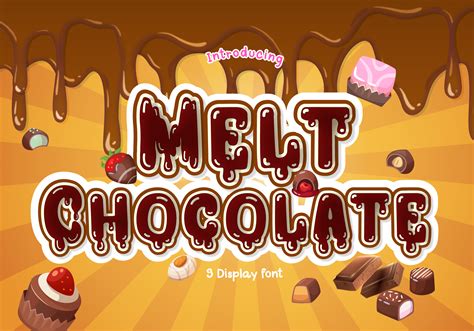 Melt Chocolate Font Door Bb Type Studios · Creative Fabrica