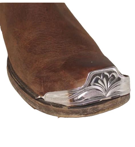 The Wild Cowboy • Silver Or Gold Cowboy Boot Tips And Heel Guards