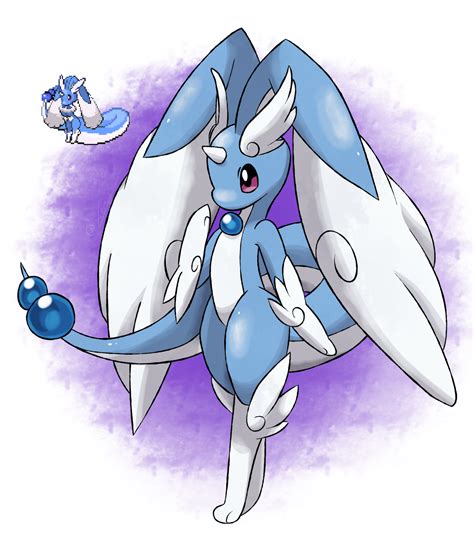 Dragonair Lopunny Fusion Lopunair By Xersyc On Deviantart