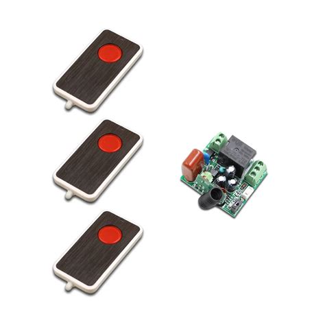 Smart Home Switch 220V Mini 1CH 10A Wireless Remote Control Switch ...