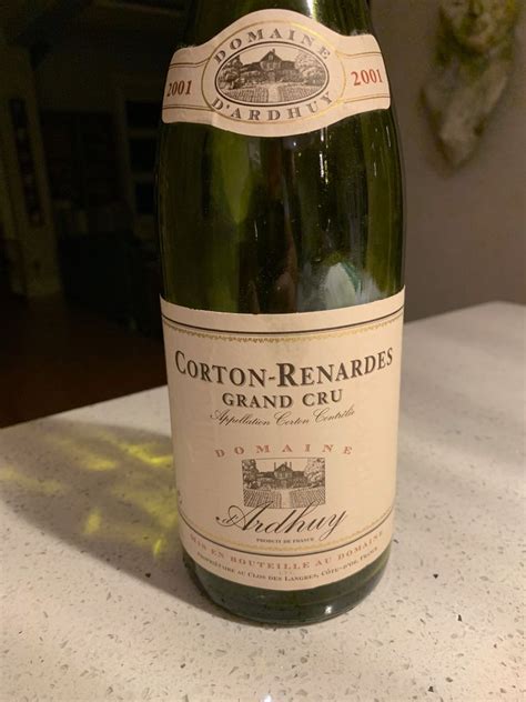 2003 Domaine d Ardhuy Corton Renardes France Burgundy Côte de Beaune