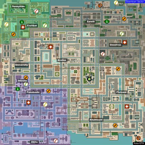 Gta2 Downtown Sector Map Area Gta