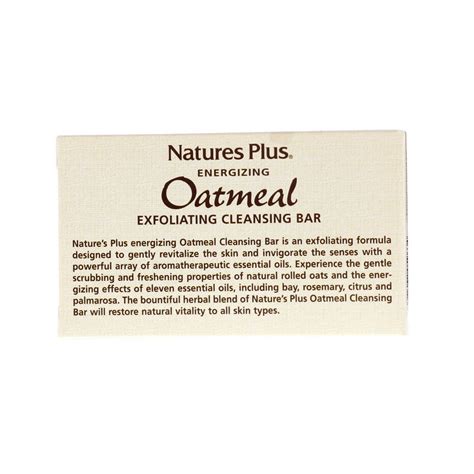 Naturesplus Oatmeal Exfoliating Cleansing Bar Oz G