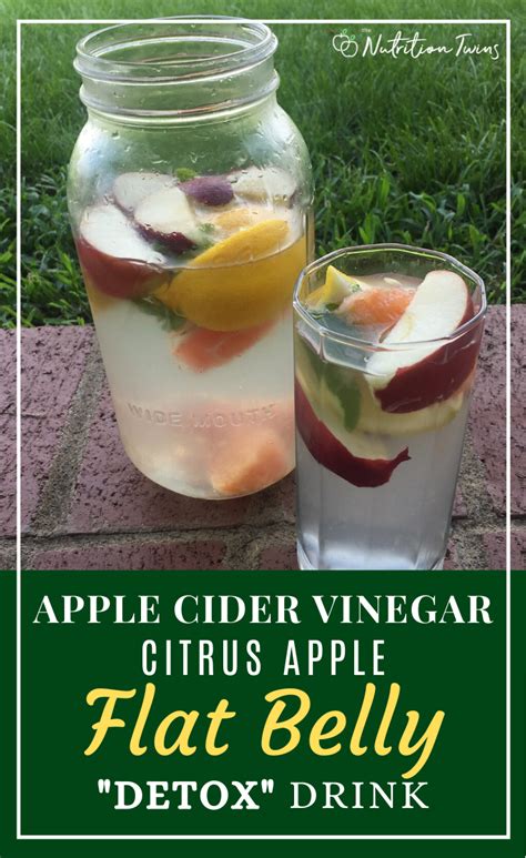 Apple Cider Vinegar Detox Drink - Nutrition Twins