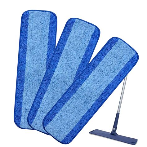 Mop Clothes Microfiber Mop Cleaning Pad Ust Pad Dry And Wet Dual Use Flat Mop Cloth