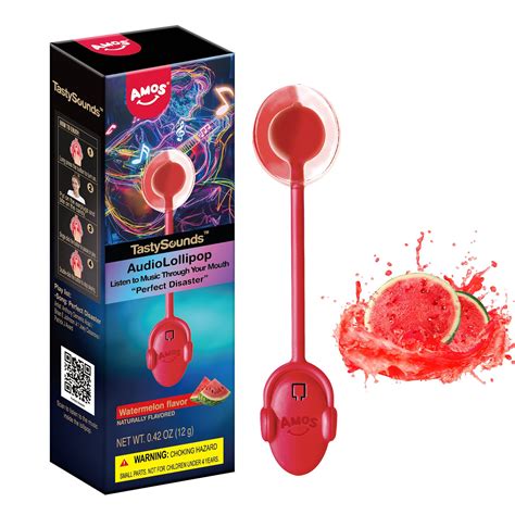 TastySounds - Music Lollipop Watermelon Flavor – Amos Sweets