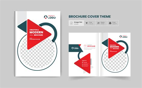 Corporate Abstract Brochure Cover Page Annual Report Book Cover