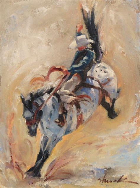 Bucking Bull Painting at PaintingValley.com | Explore collection of ...