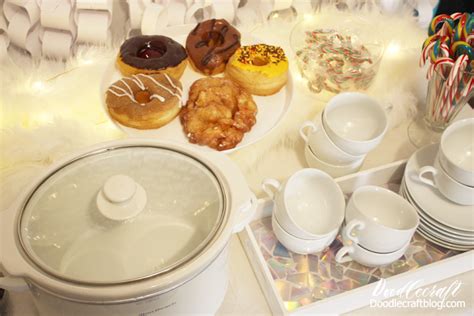 Cozy Sweater Hot Cocoa Bar Party Service Project