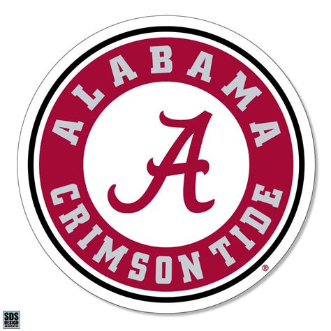 Bama | Alabama 3" Circle Logo Decal | Alumni Hall