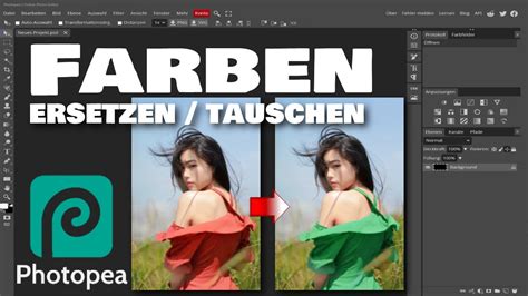 Photopea Farben Tauschen Youtube