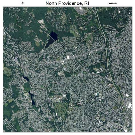 Aerial Photography Map of North Providence, RI Rhode Island