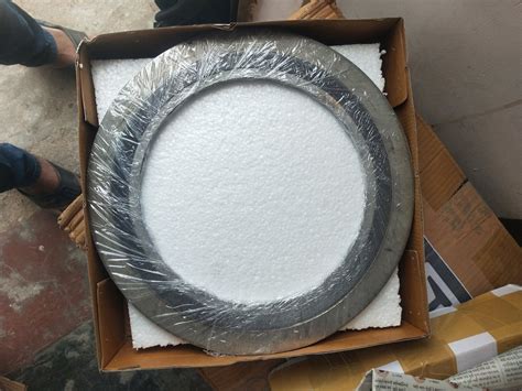 Stainless Steel Natural Spiral Wound Gasket For Steam Thickness In