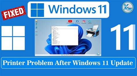 How To Fix Printer Problem After Windows Update Youtube